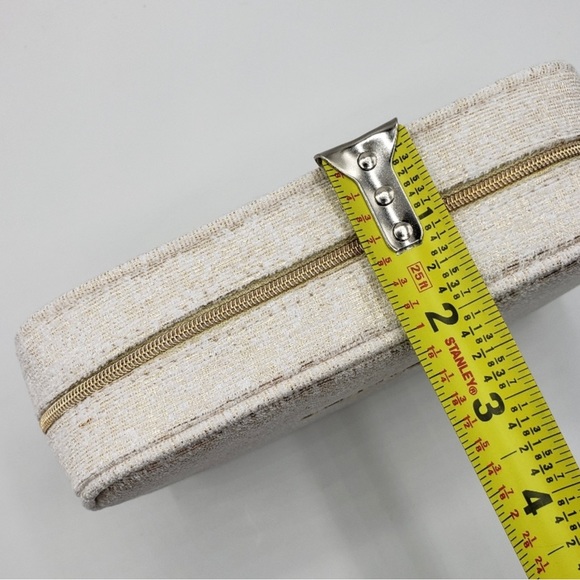 Authentic Chanel 2023 Cosmetic Bag White Gold - Picture 5 of 5